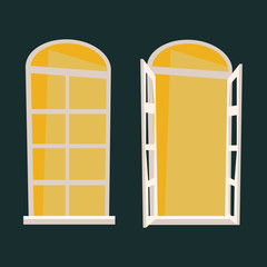 windows vector illustration