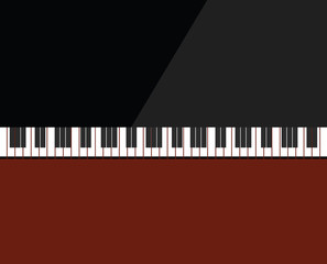 piano backgrounds vector illustration