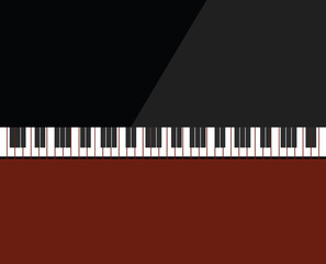Fototapeta premium piano backgrounds vector illustration