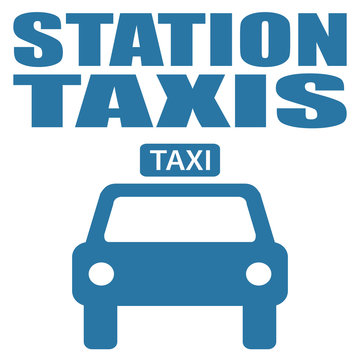 Logo station taxis.
