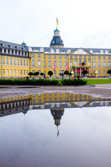 Castle of a lord named Karl Friedrich Schloss Karlsruhe in Karlsruhe, Germany in the state...