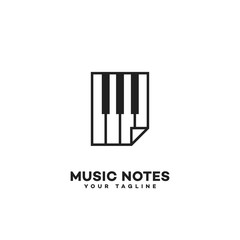 Music notes logo