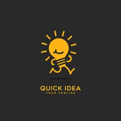 Foto op Plexiglas Quick idea logo © Maryna