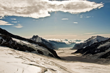 Jungfraujoch Gletscher 