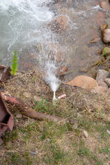 beautiful mountain river