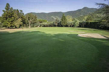 Obraz premium View of Golf Club Garlenda