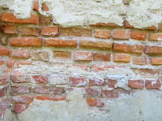 brick texture for background. Red and orange bricks.