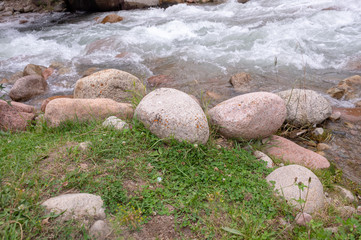 beautiful mountain river