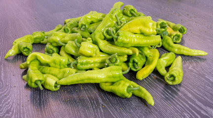 a lot of semi-bitter pepper