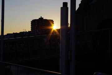 Hafencity Sonnenuntergang