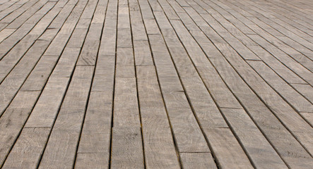 old empty wooden floor