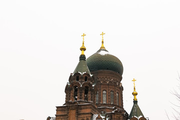 Fototapeta na wymiar Harbin St. Sophia Church