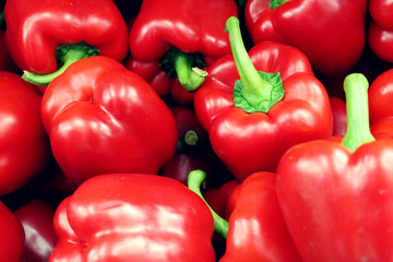 Bunch of Red Peppers
