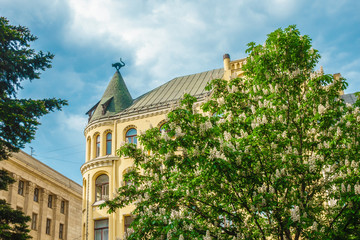 View in historic Old City, Riga, Latvia