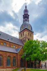 View in historic Old City, Riga, Latvia