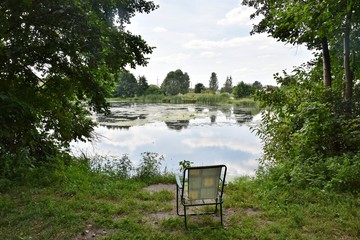 rest by the lake