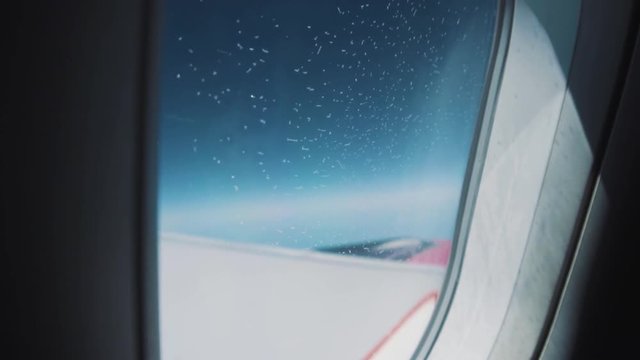 View from illuminator - frozen window