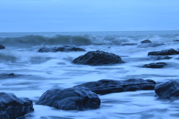 Naklejka premium Rough Sea Water