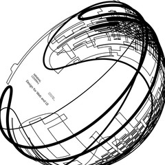 Moving lines of abstract background 