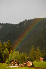 Rainbow in the Val Di Funes