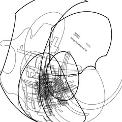 Moving lines of abstract background 