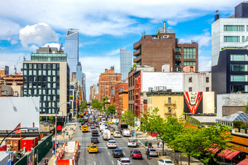 The High Line Park, Meatpacking District, New York City, USA - obrazy, fototapety, plakaty
