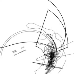 Moving lines of abstract background
