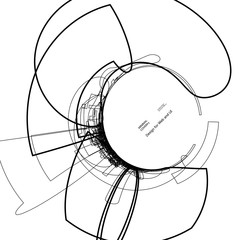 Moving lines of abstract background