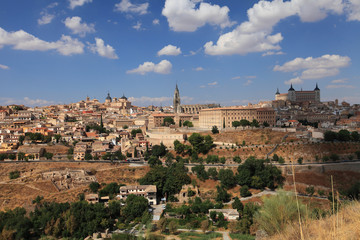 Fototapeta na wymiar View of Toledo, Spain 