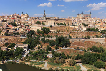 Fototapeta na wymiar View of Toledo, Spain 