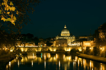 Fototapeta na wymiar Rome before dawn
