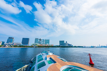 お台場の海岸線　Scenery of  Odaiba ,Tokyo