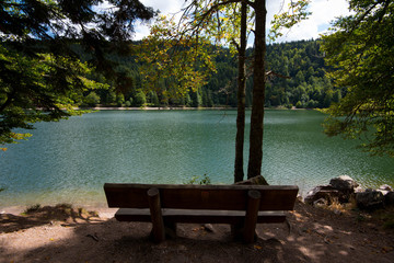 Wunderschöner Lac des Corbeaux in den Vogeen