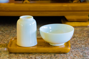 Special tea utensils fot tea ceremony, Thailand