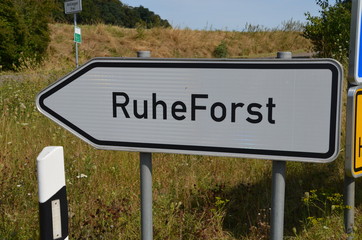 Fototapeta premium Bestattungsform Ruheforst