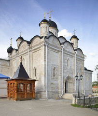 Vvedensky cathedral at Vvedensky Vladychny convent in Serpukhov. Moscow oblast. Russia
