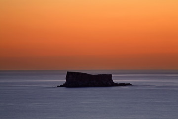 Filfla island near Mnajdra. Malta