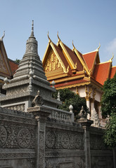 Fototapeta premium Wat Langka temple in Phnom Penh. Cambodia