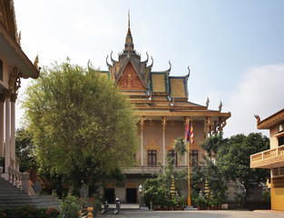 Wat Langka temple in Phnom Penh. Cambodia