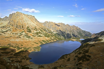 Naklejka premium Valley of Five Lakes near Zakopane. Poland