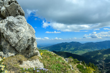 Fototapeta na wymiar Teufelsstättkopf in den Alpen