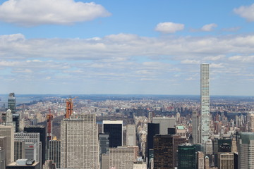 Fototapeta na wymiar Midtown Manhattan seen from the Empire State Building