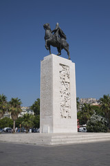 Naples, Italy - July 25, 2018 : Armando Diaz monument