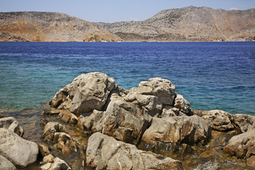 landscape near Ano Symi. Greece