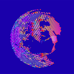 abstract vector background-Dot Graphics