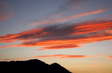 Landscape near Orosei. Province of Nuoro. Sardinia island. Italy