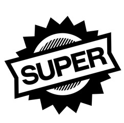 super black stamp