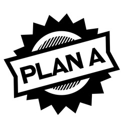 plan a black stamp