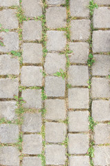 square stone floor