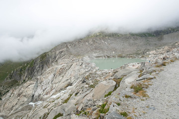 Gletscher mit Gletschersee